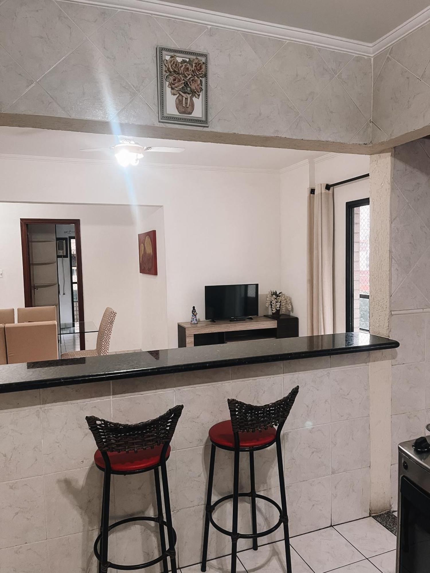 Apartamento Vila Tupy - Ar Condicionado - Praia Grande Luaran gambar